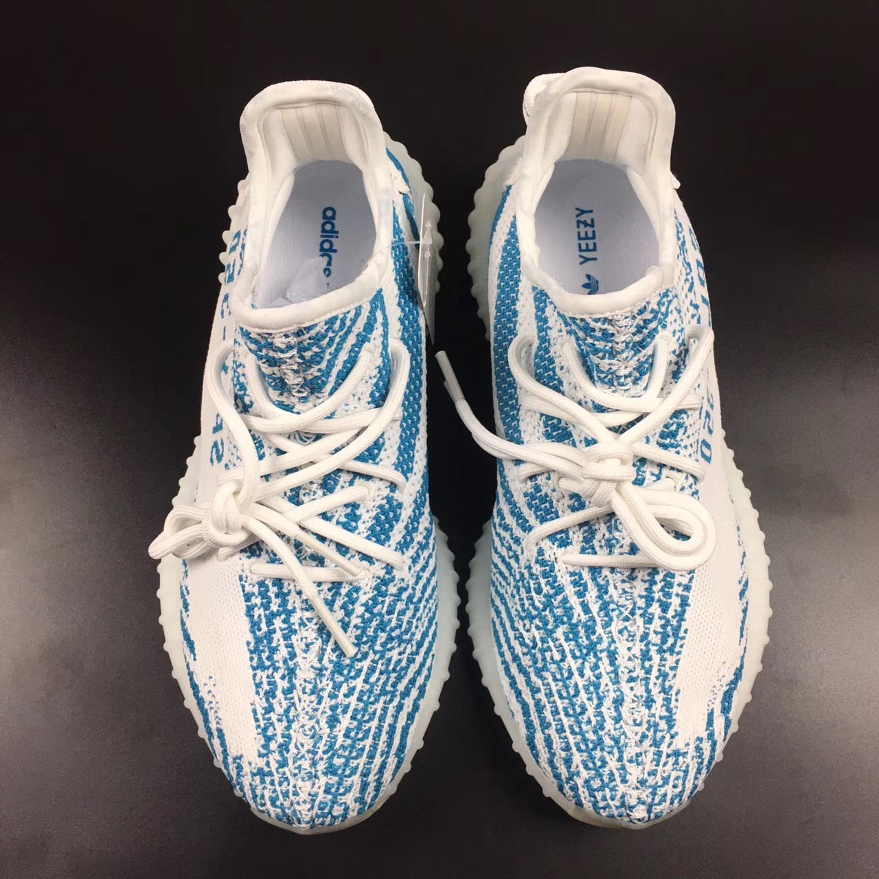 Super Max C4 Yeezy 350 V2 Boost Blue White GS